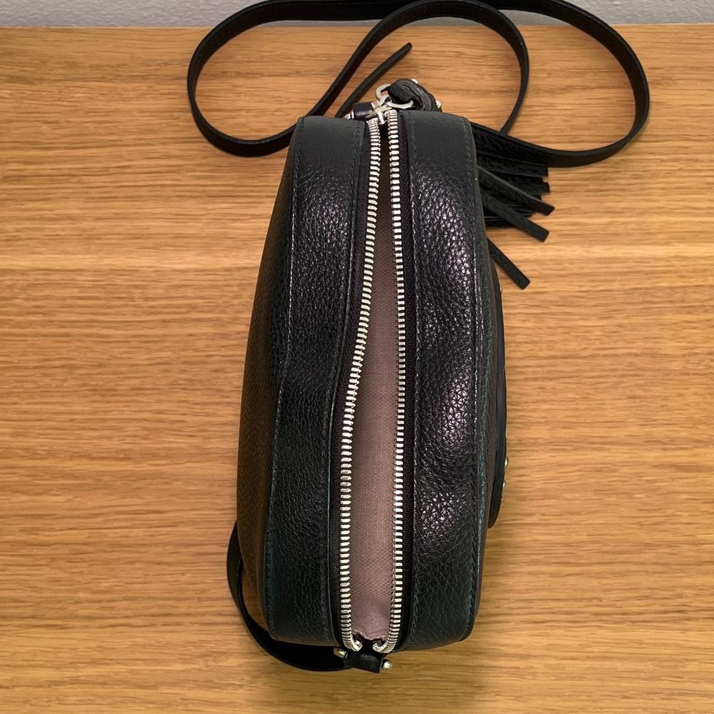 GUCCI Pebbled Calfskin Soho Studded Disco Bag in Black - Picture 13 of 13